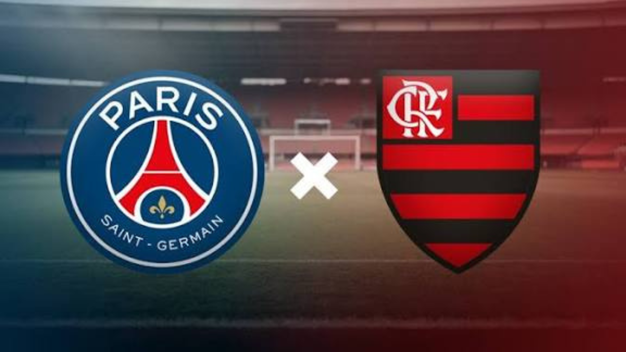 PSG x Flamengo destaque internacional